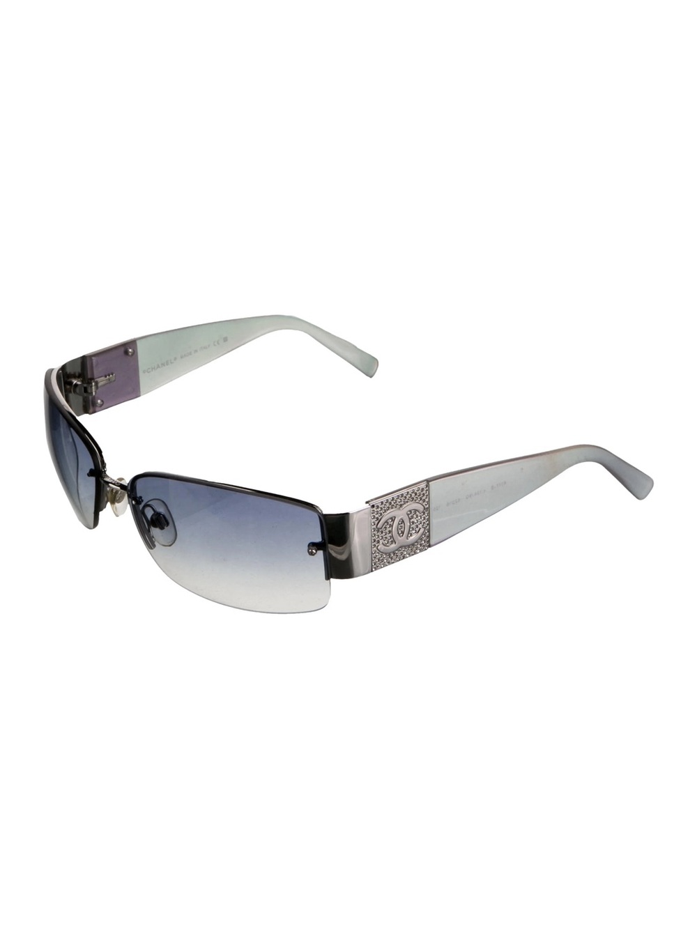 Chanel Frameless Gradient Tint With Swarovski Crystals Sunglasses